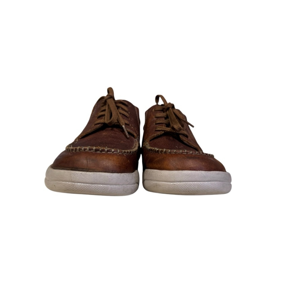 Clarks Men's Driftway Low Dark Brown Leather Casual Comfort Shoes Size 11M - Picture 3 of 11